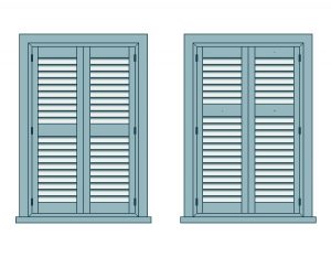 Plantation Shutters Z Frame | Z Frame Shutters