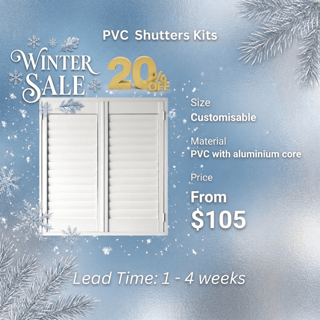 DIY Plantation Shutter Kits